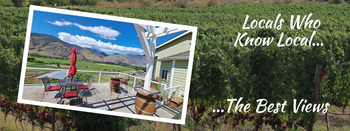 Winery Patio Overlooking Osoyoos Mountains